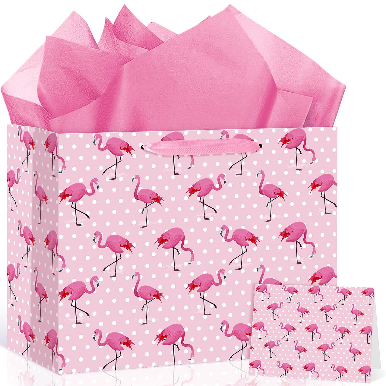 Flamingo Birthday Party Supplies Flamingo Gift Bag Set