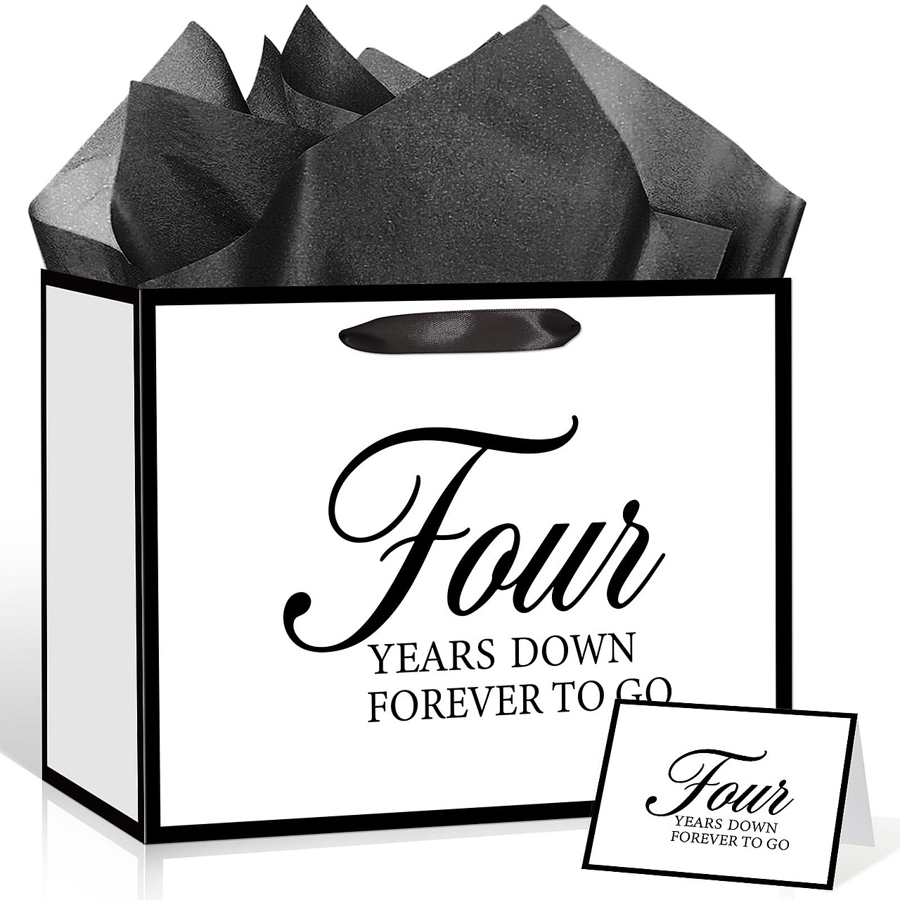 4th Anniversary Paper Gift Bag Set