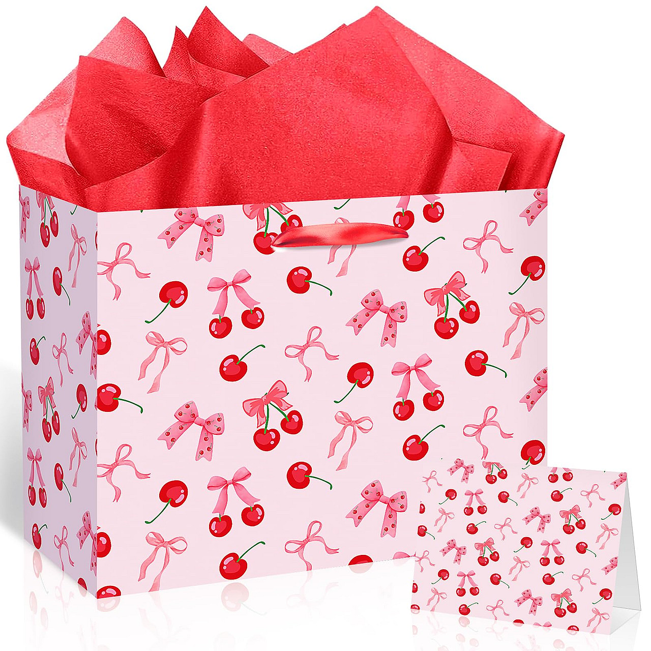 Cherry Birthday Party Gift Bag Set