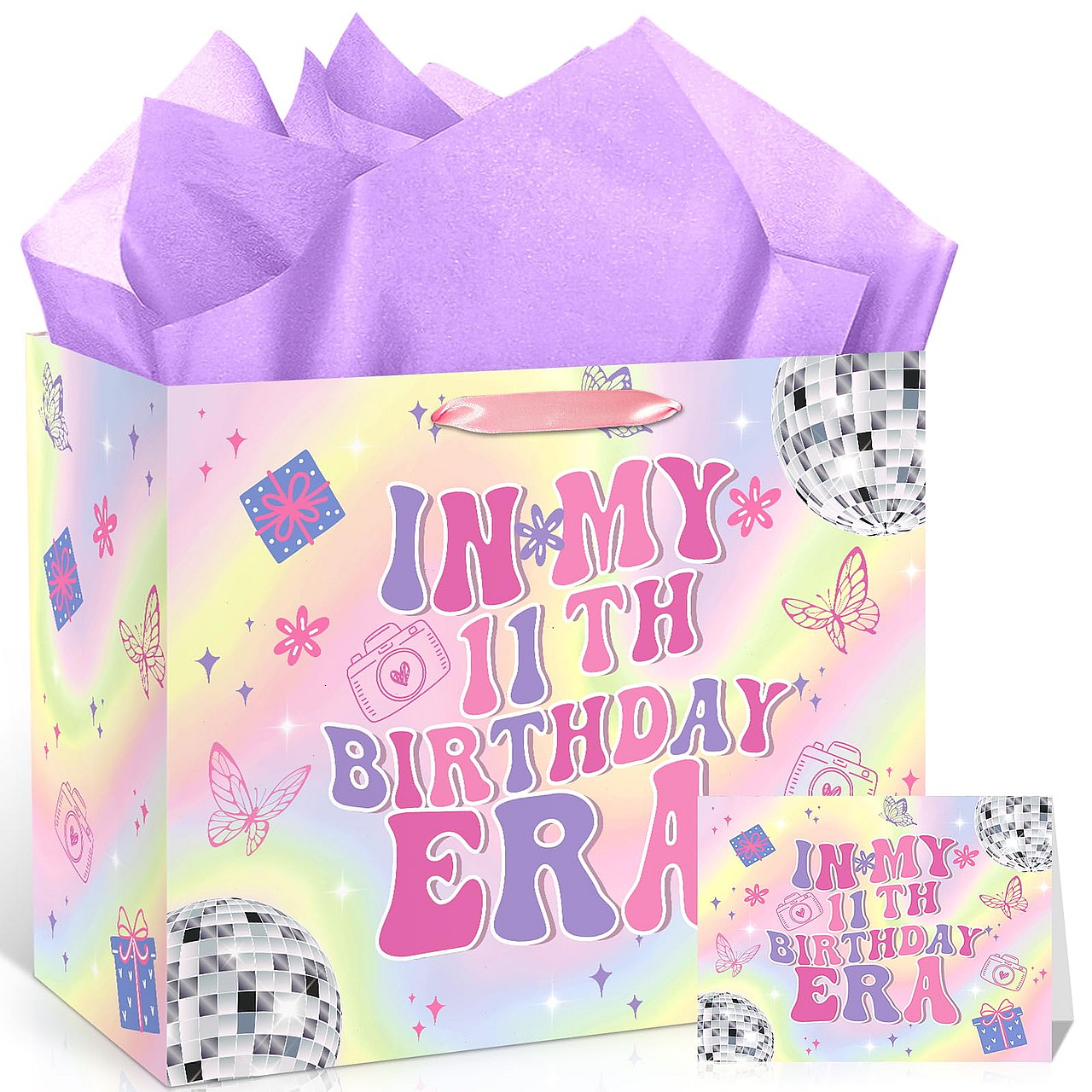 Large 11th Birthday Gift Bag Set
