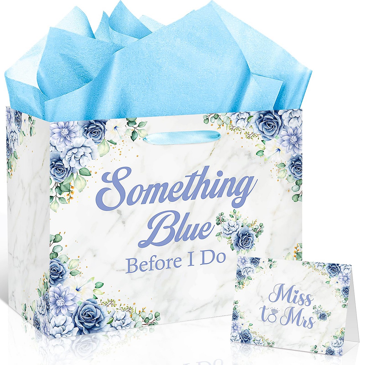 Something Blue Before I Do Gift Bag Set