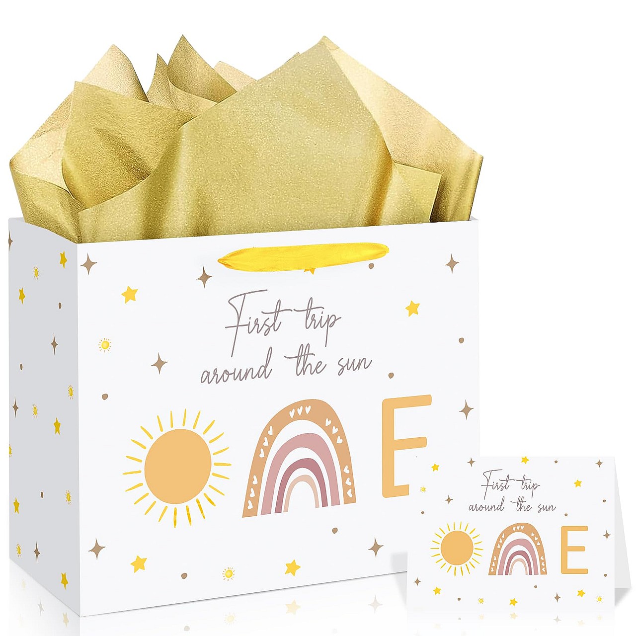 Baby 1st Birthday Gift Bag Set