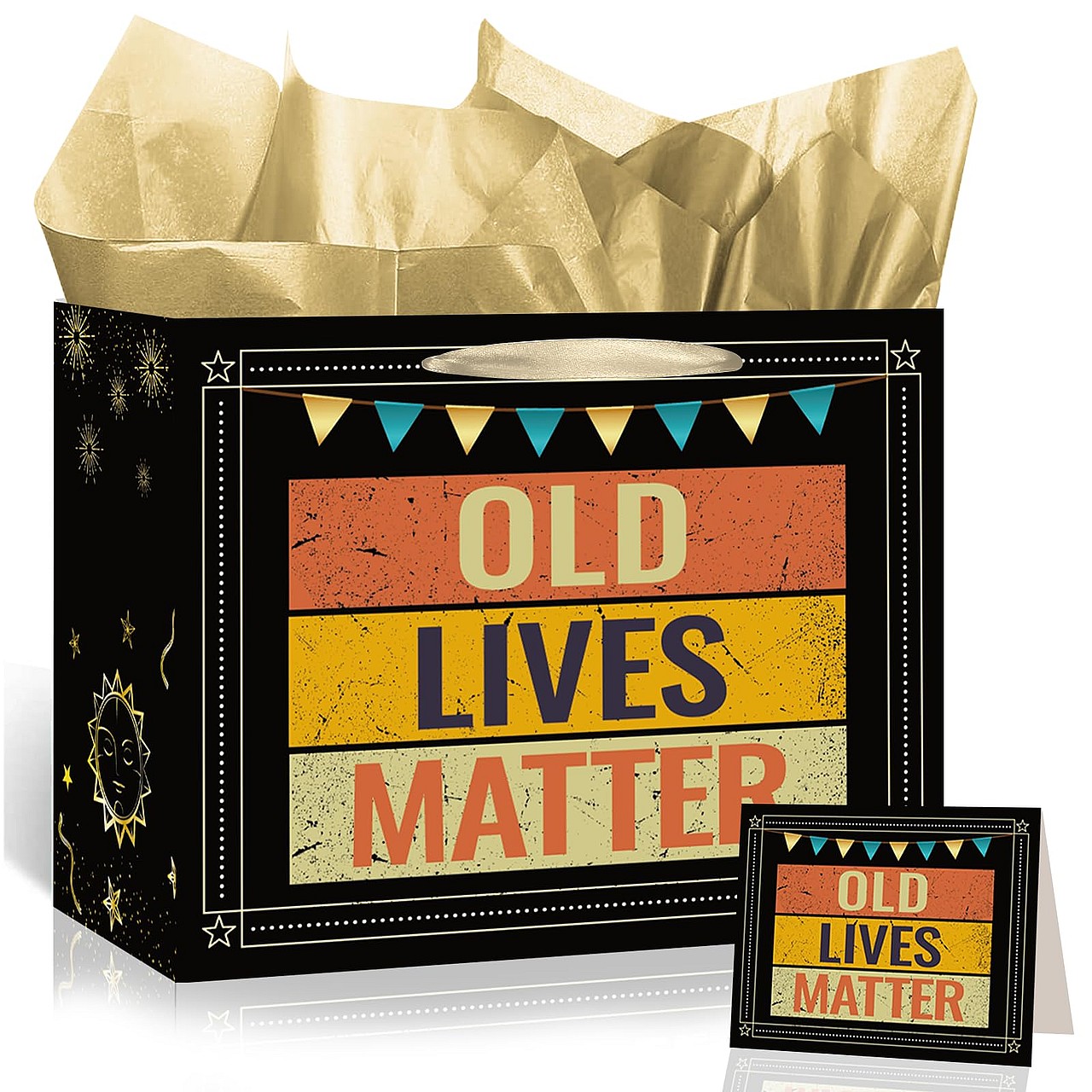 Funny Birthday Gift Bag Set