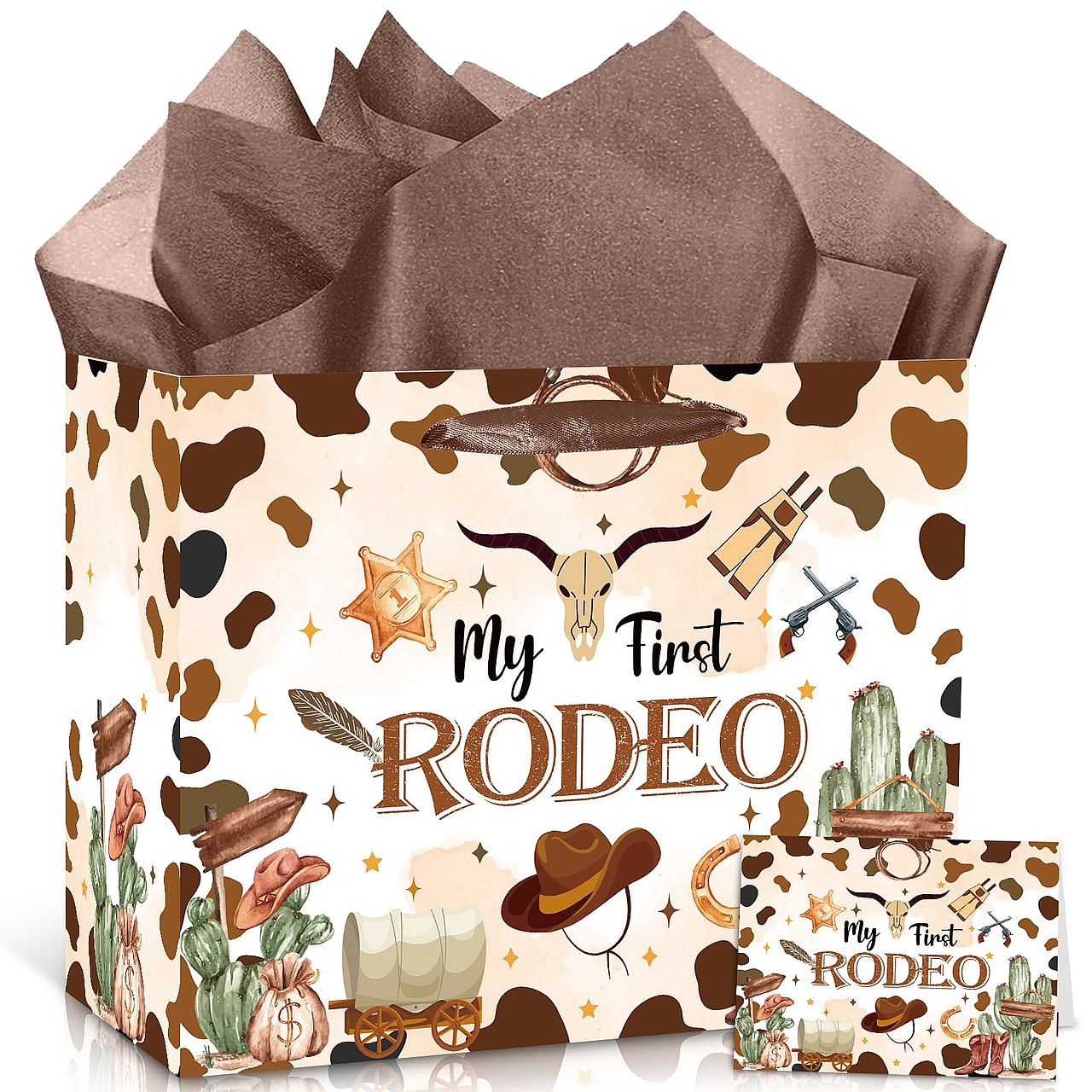 My First Rodeo Birthday Gift Bag Set
