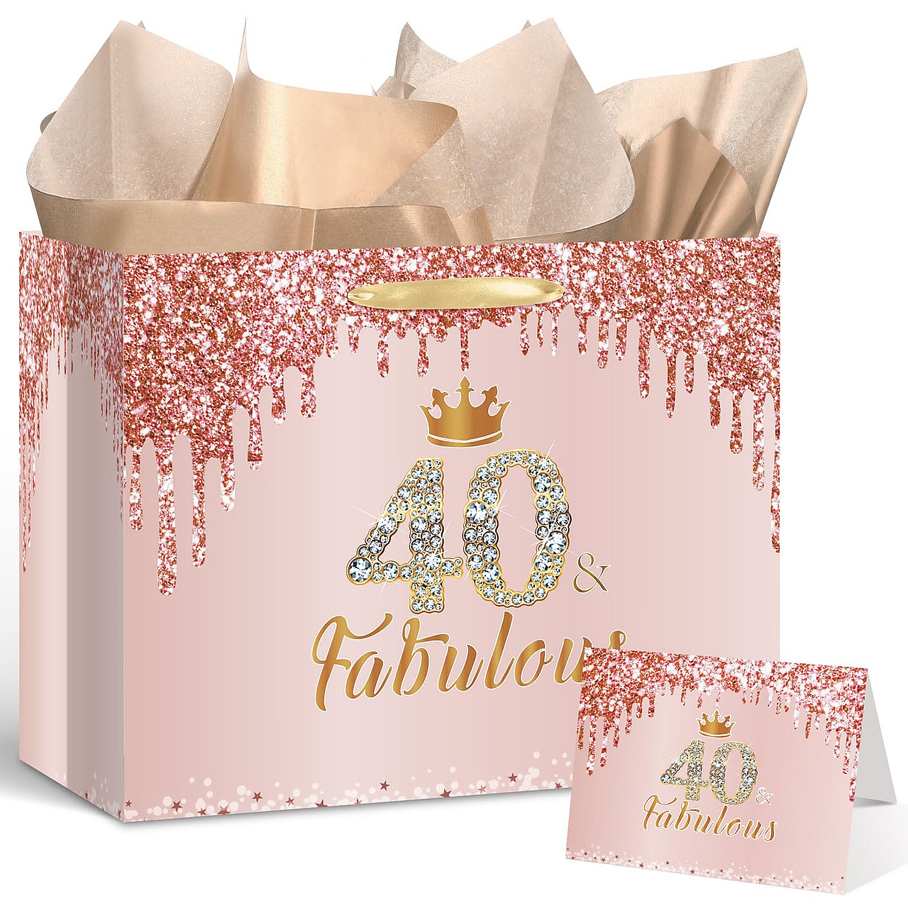 40th Birthday Gift Bag Set