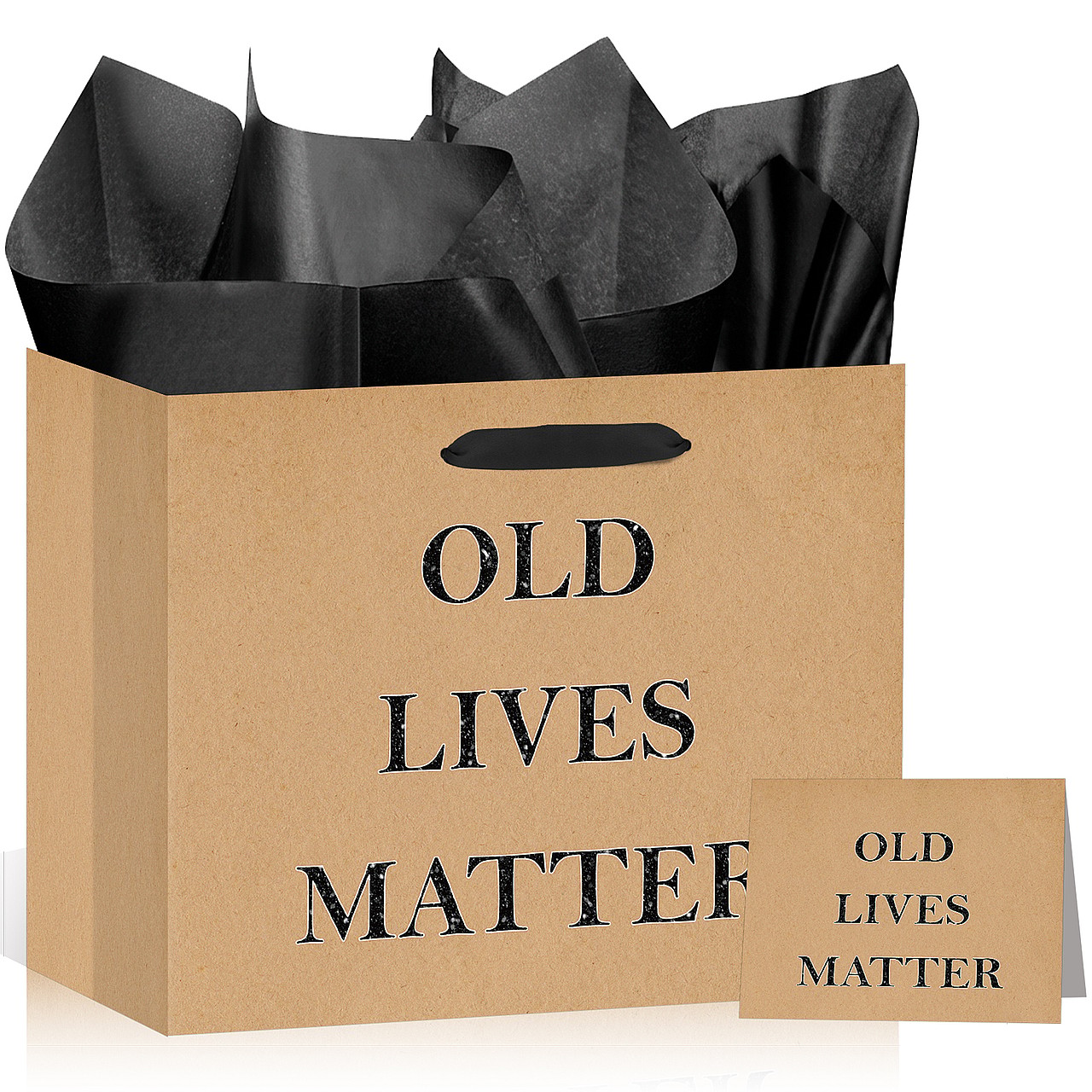 Funny Birthday Bag Gifts for Old Men Women, Funny Gift Bag Set