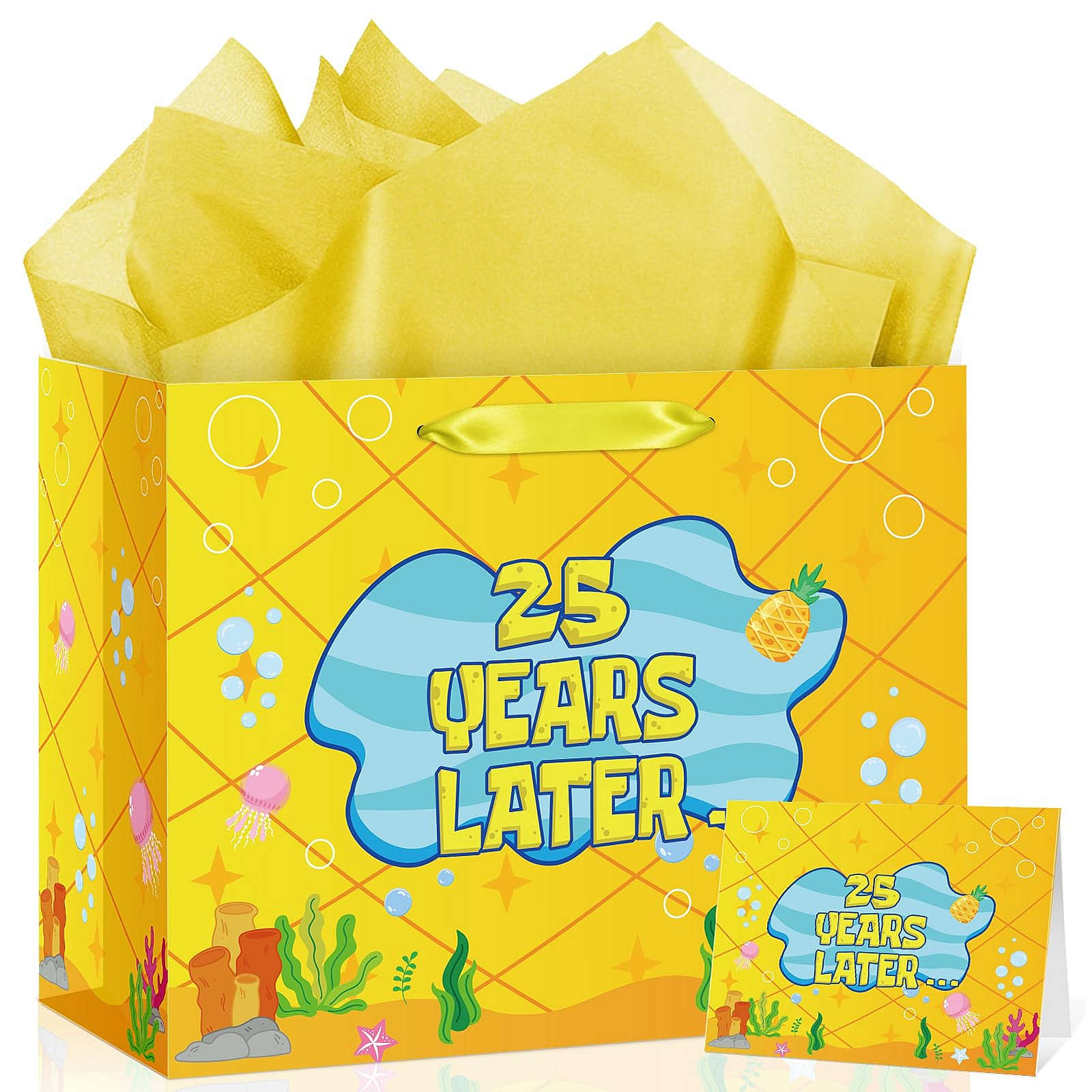 25th Birthday Gift Bag Set