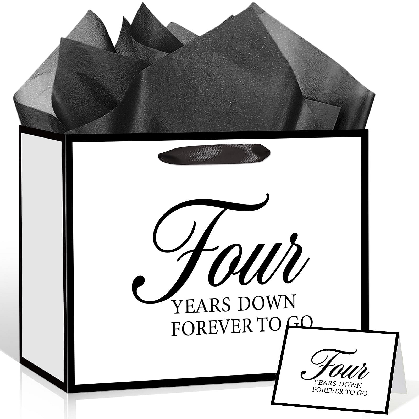 4th Anniversary Paper Gift Bag Set