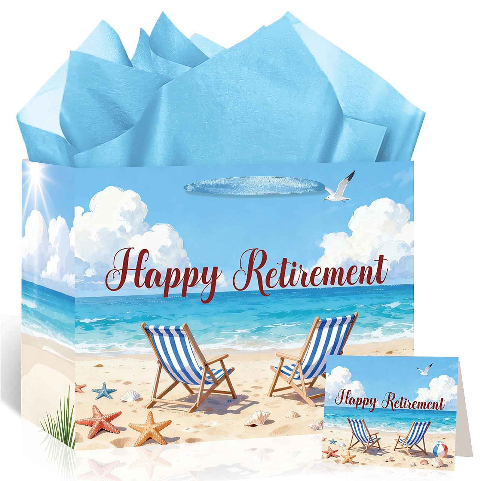 Happy Retirement Gift Bag Set