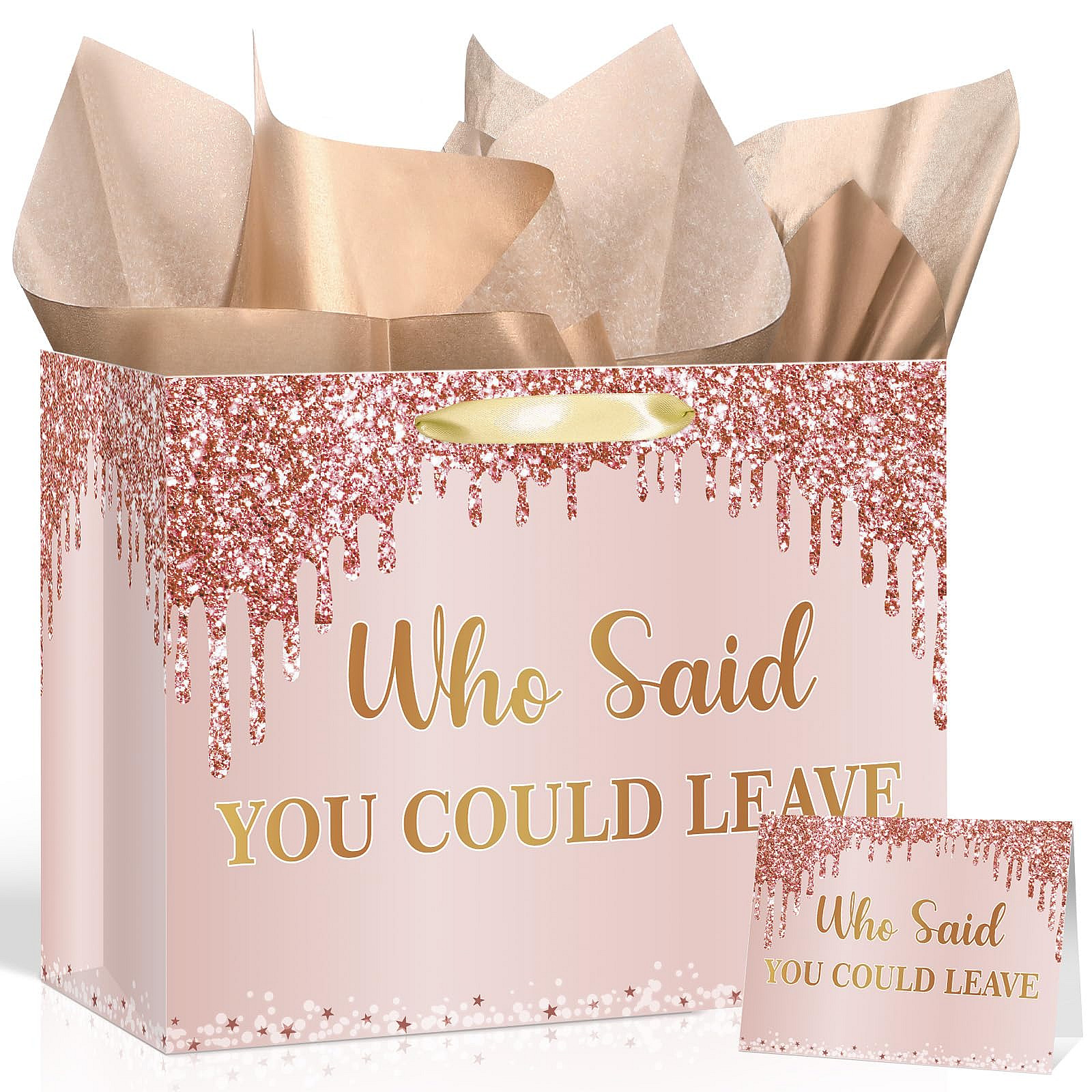 Funny Coworker Leaving Farewell Gift Bag Set