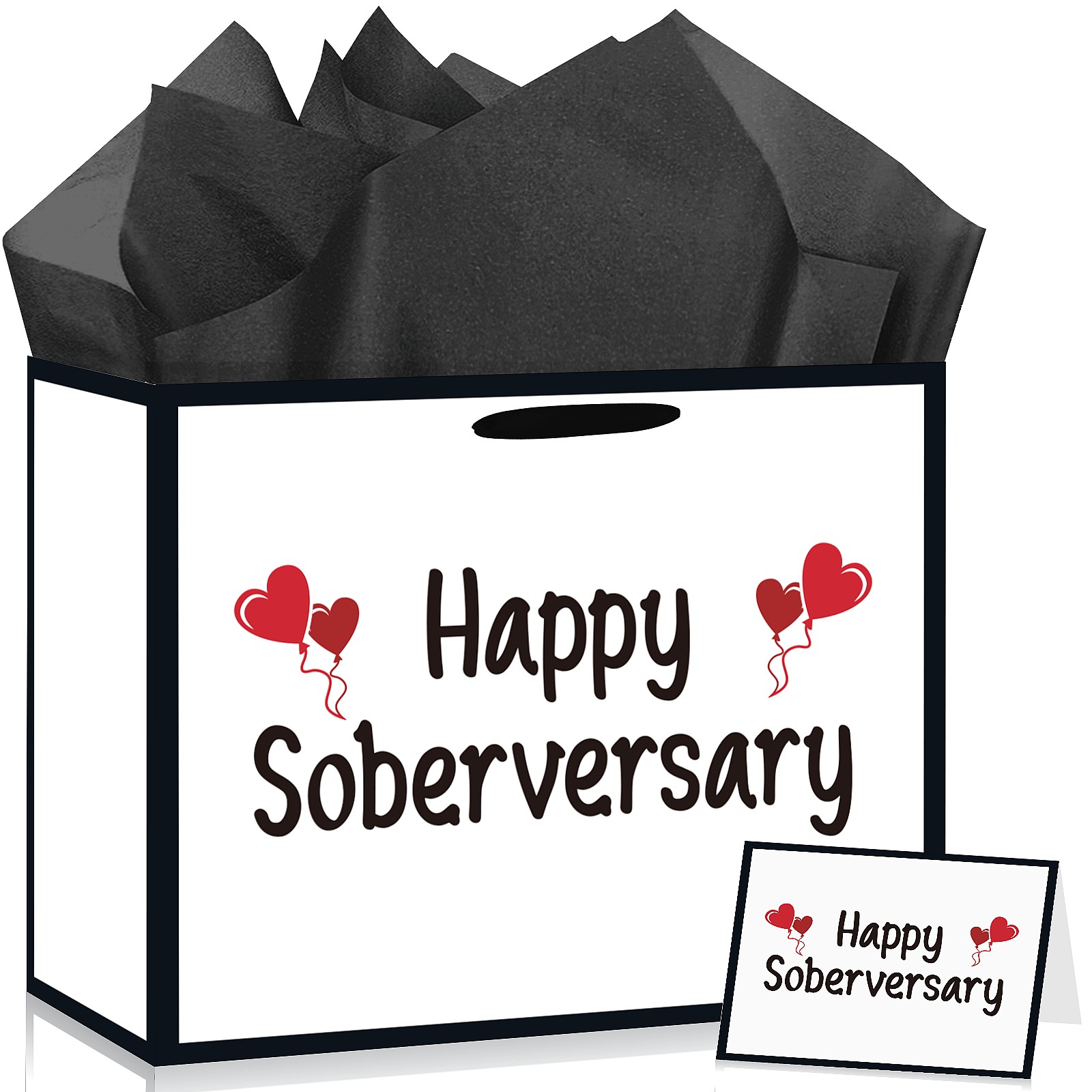 Happy Soberversary Gift Bag Set