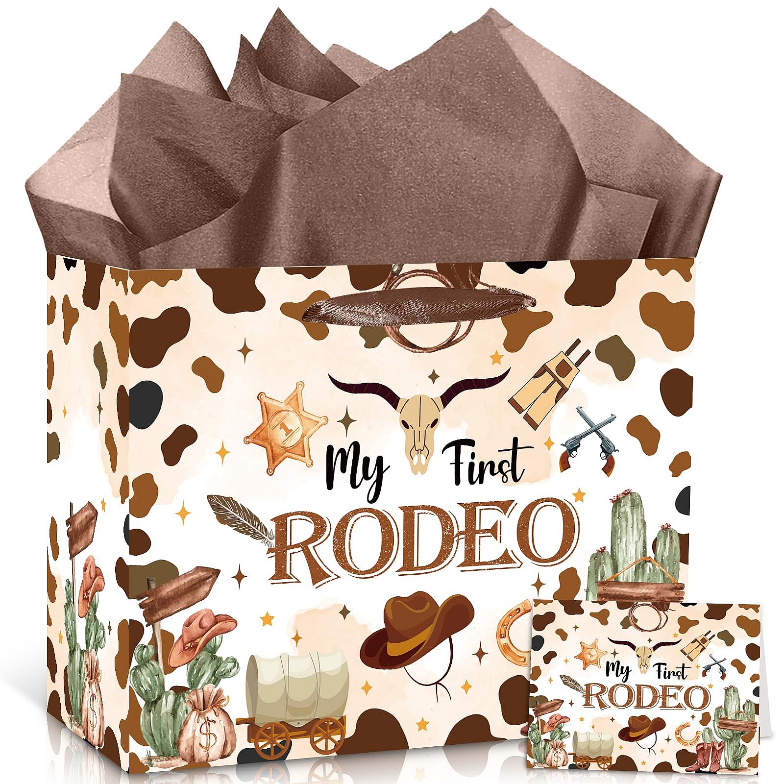 My First Rodeo Birthday Gift Bag Set
