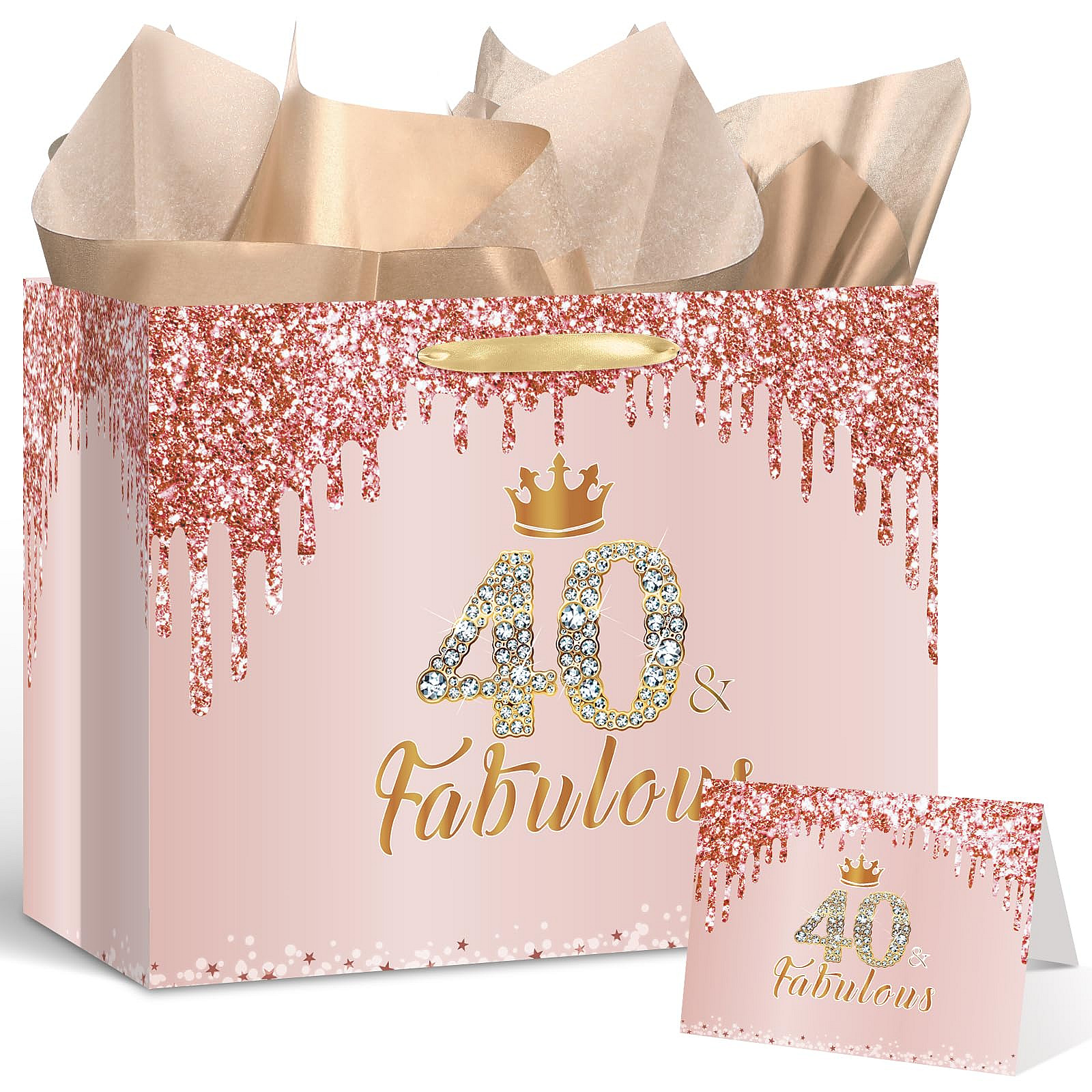 40th Birthday Gift Bag Set