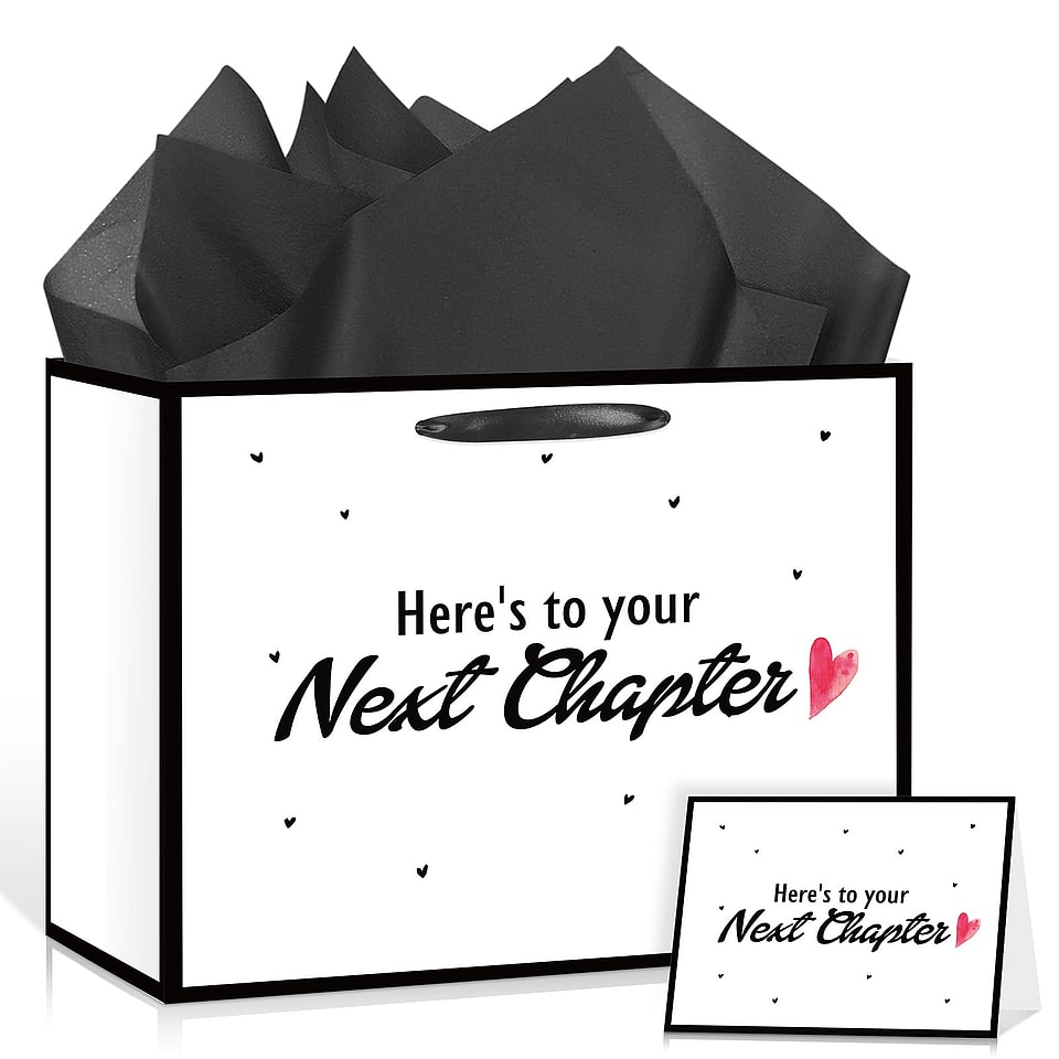 Large Retirement Gift Bag Set