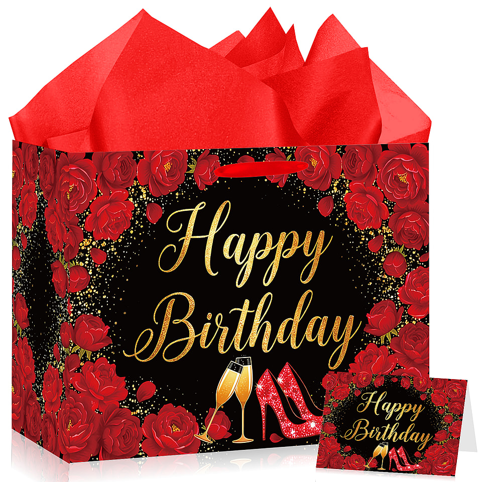 Happy Birthday Gift Bag Set