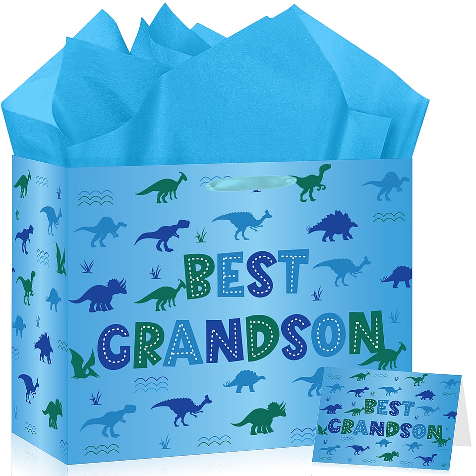 Best Grandson Gift Bag Set
