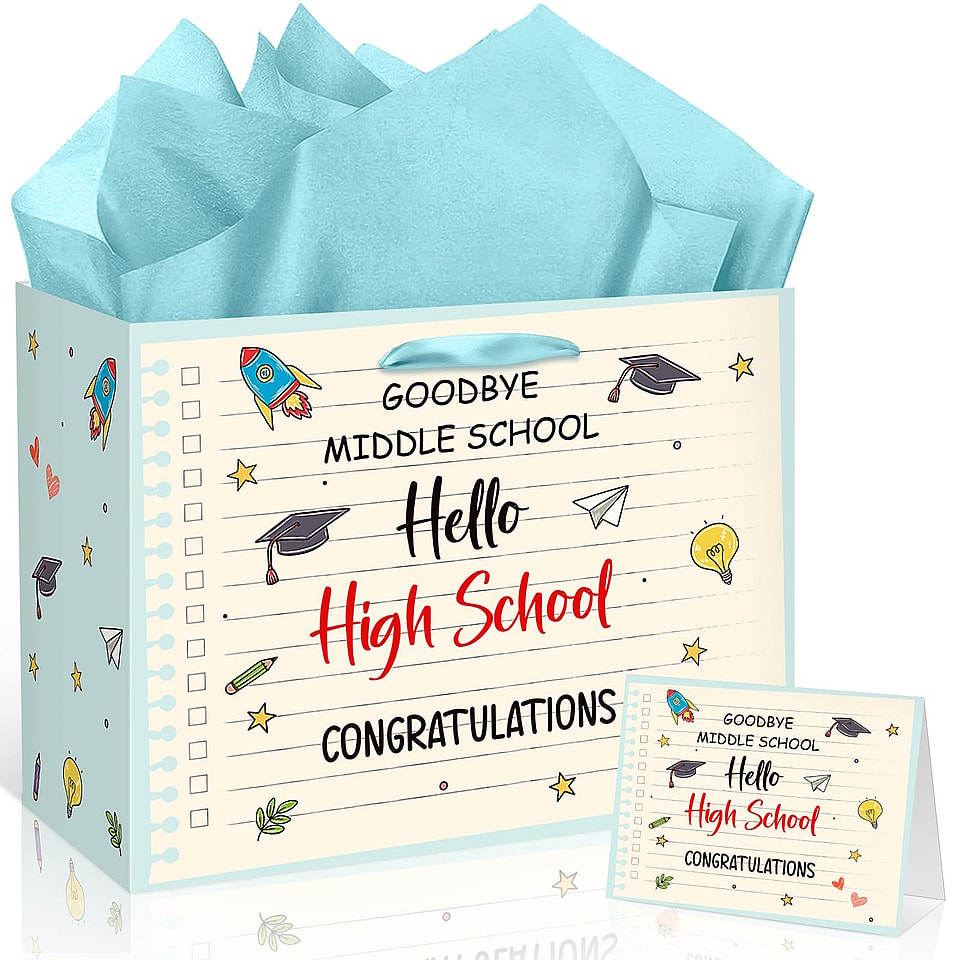 8th Grade Graduation Party Decorations Funny 8th Grade Graduation Gift Bag Set