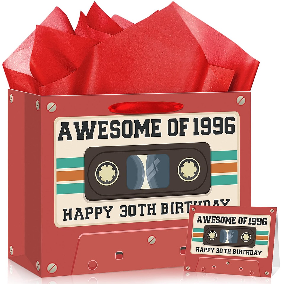 30th Birthday Gift Bag Set