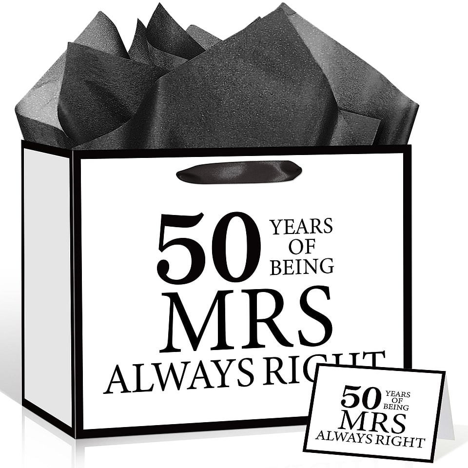 1st Anniversary Paper Gift Bag Set