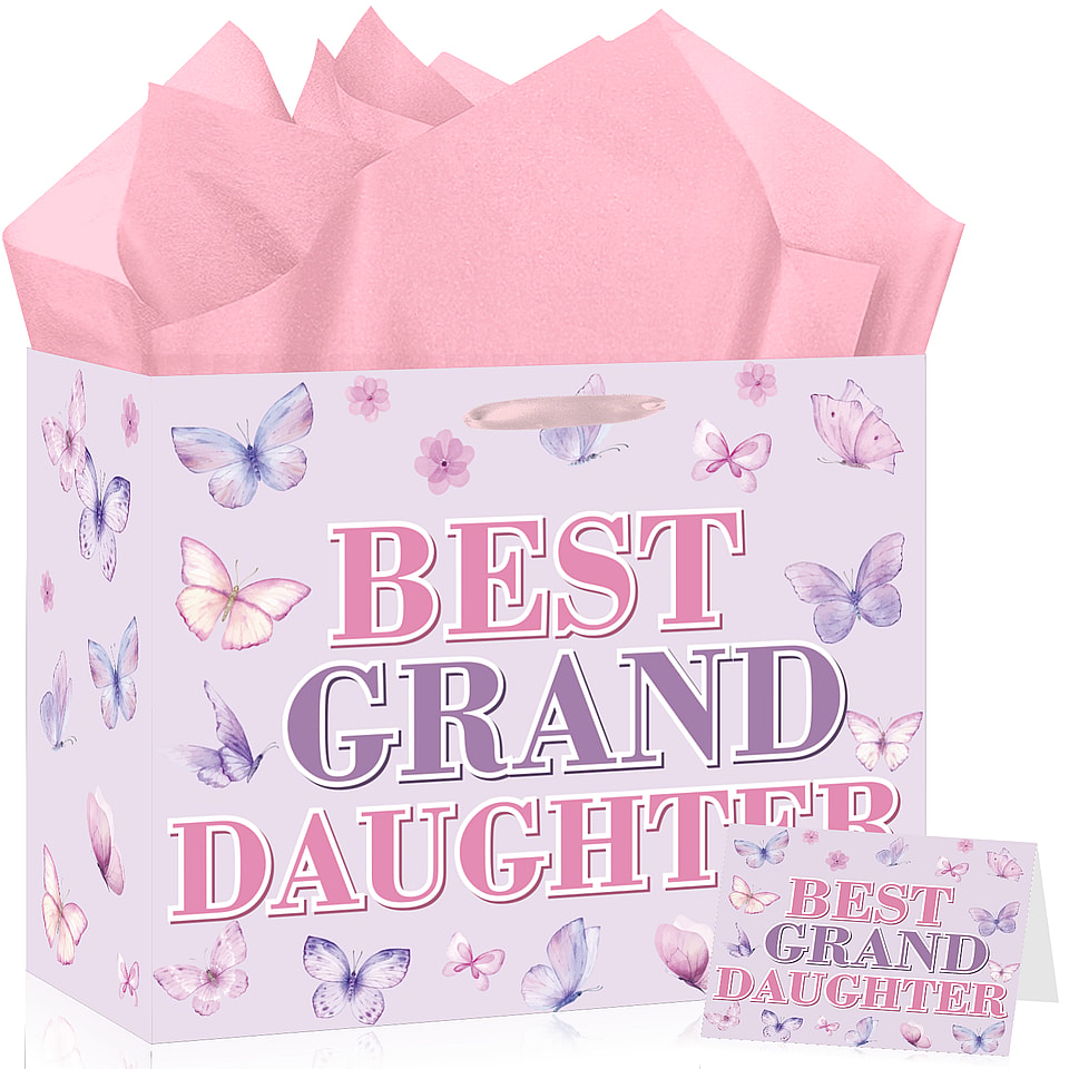 Best Granddaughter Gift Bag Set