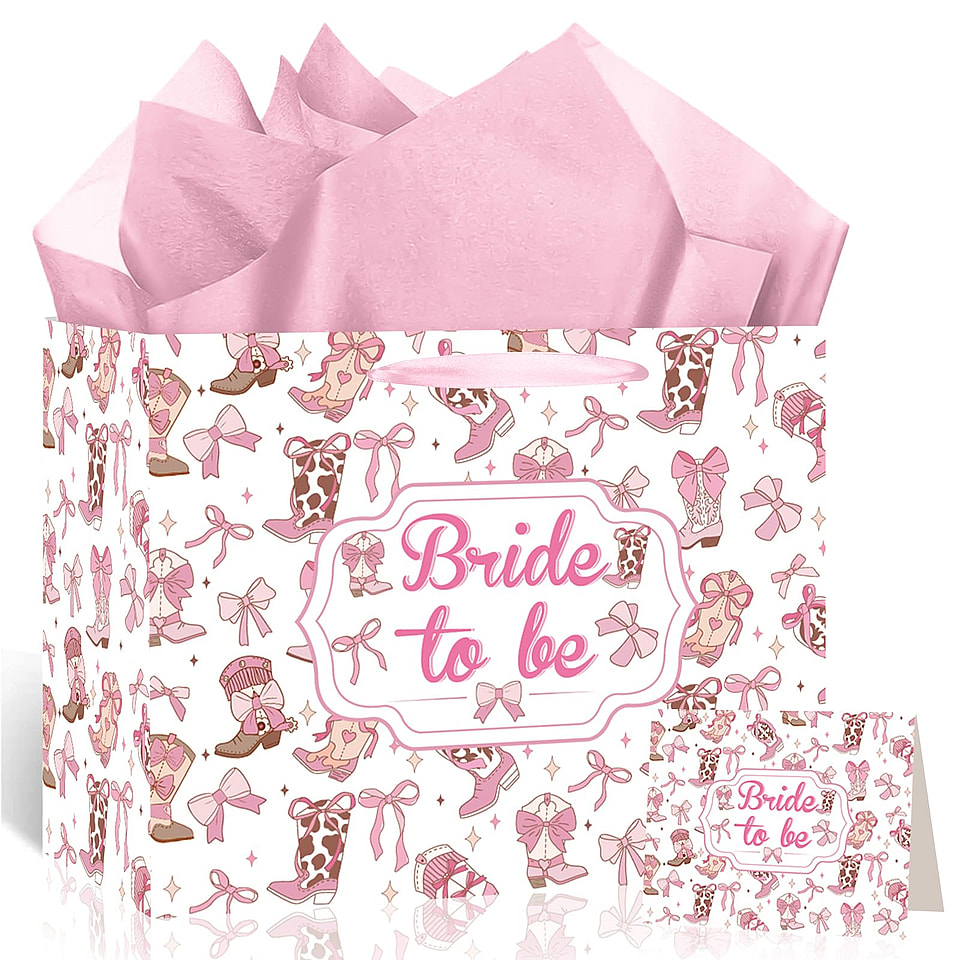 Cowgirl Bachelorette Gift Bag Set
