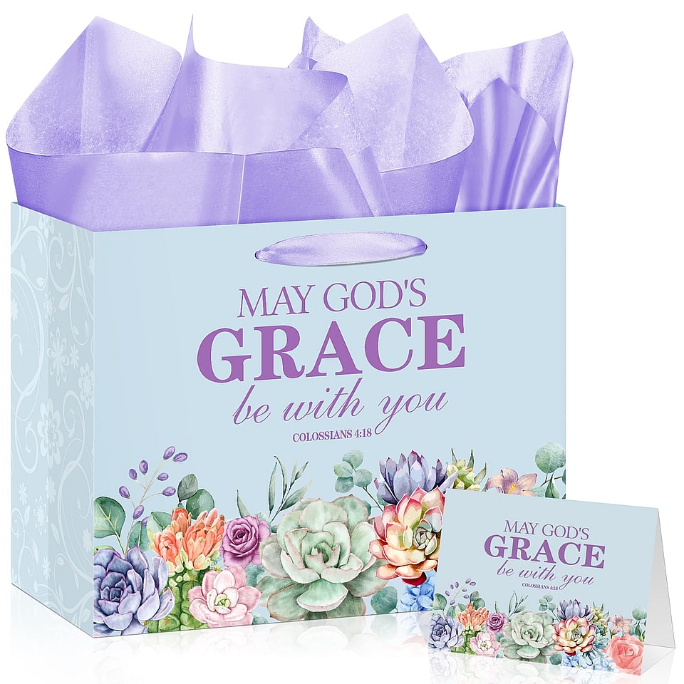 May God's Grace Be with You Gift Bag Set