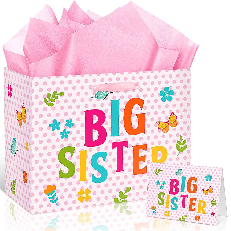 Big Sister Gift Bag Set