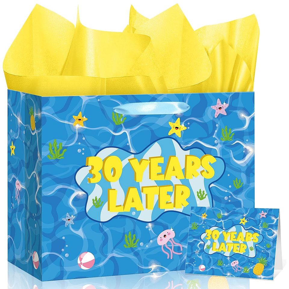 Ocean 30 Years Later Gift Bag Set