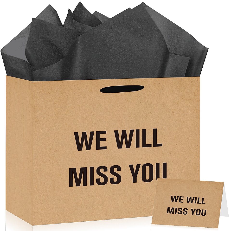We Will Miss You Gift Bag Set