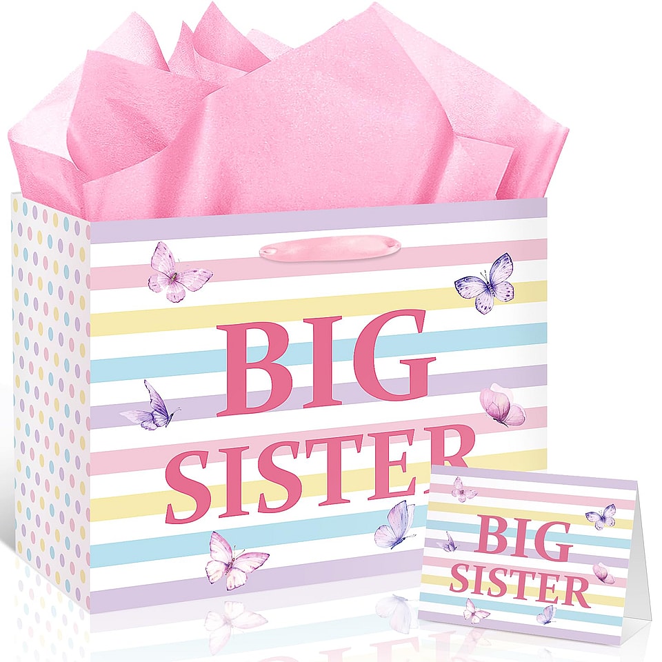 Big Sister Gift Bag Set