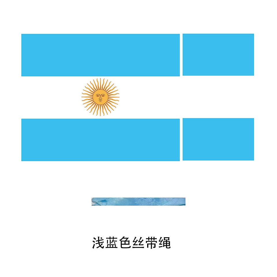 Argentina Flag Gift Bag Set