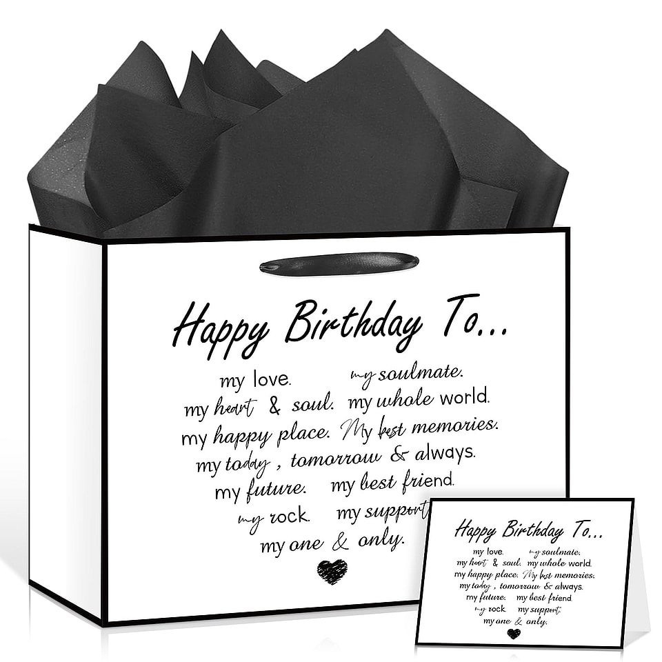 Happy Birthday Gift Bag Set